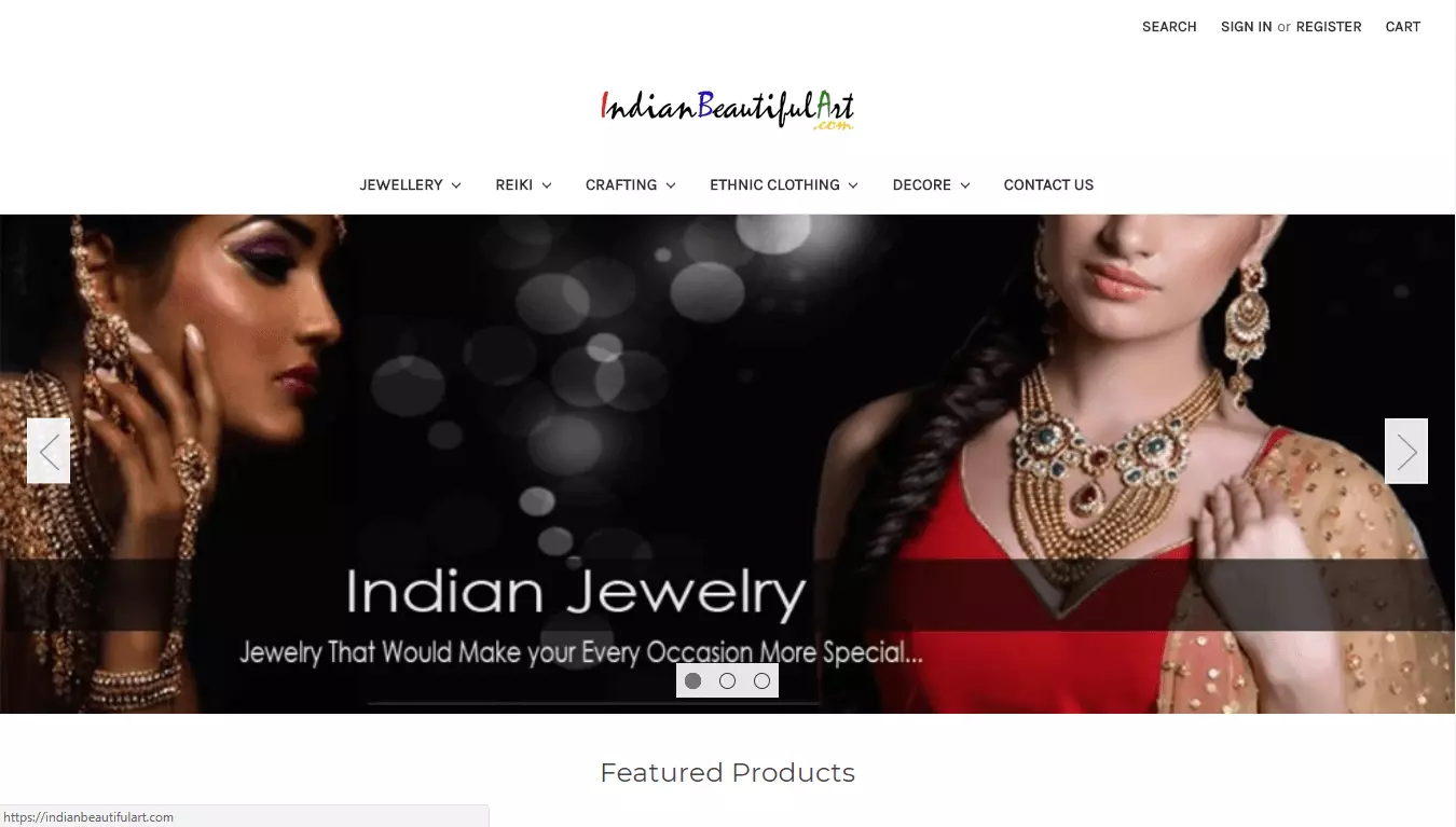 Indian Beautiful Art Magento 2 handmade art and crafts eCommerce website