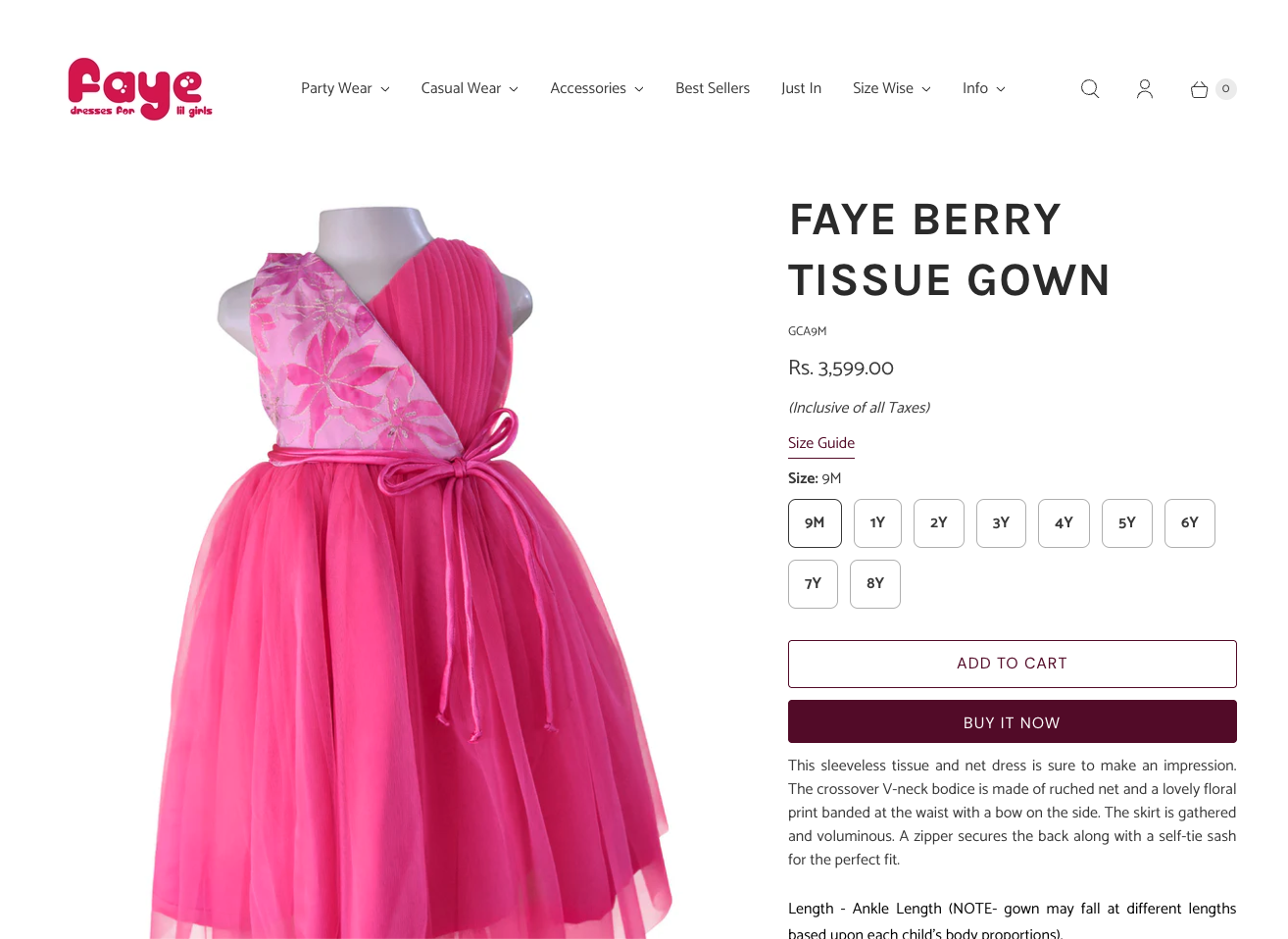 Faye Magento 2 fashion eCommerce product catalog browsing experience