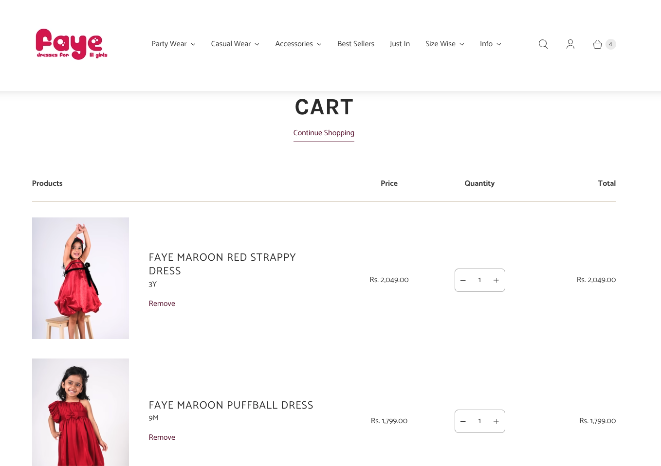 Faye Magento 2 fashion eCommerce website development