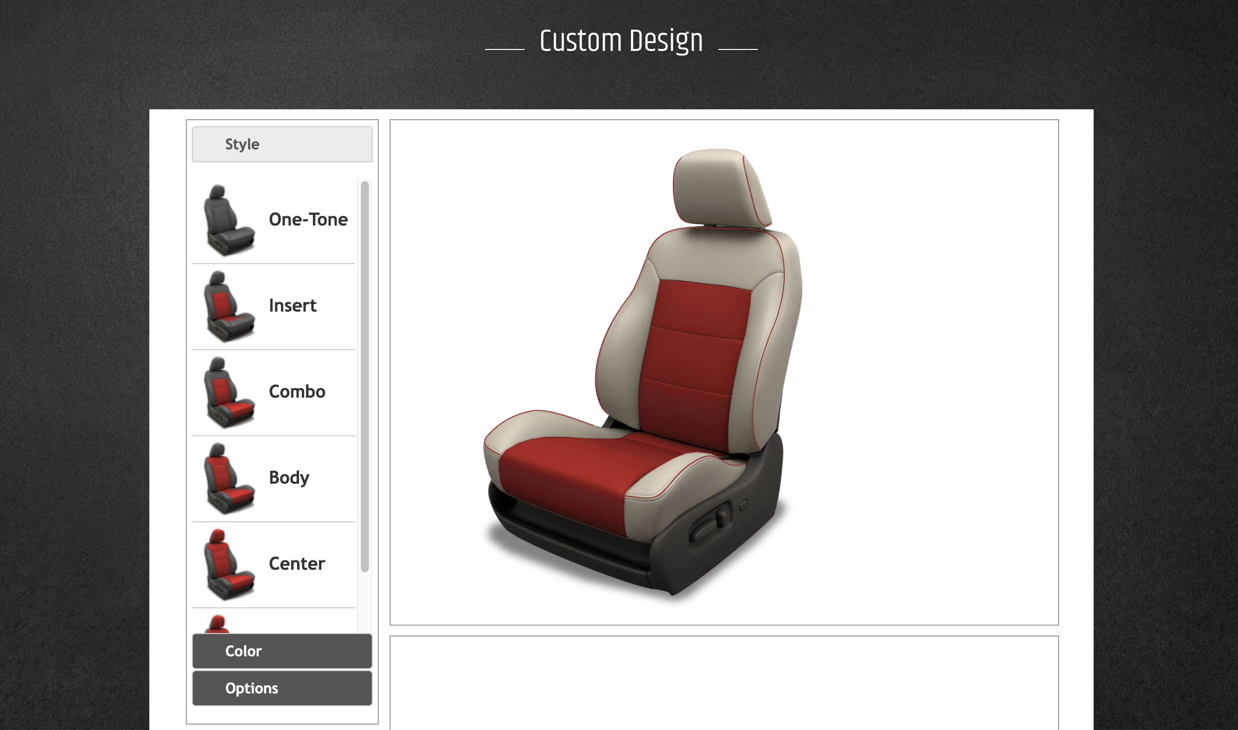 Car Decor automotive accessories and custom seat cover design website