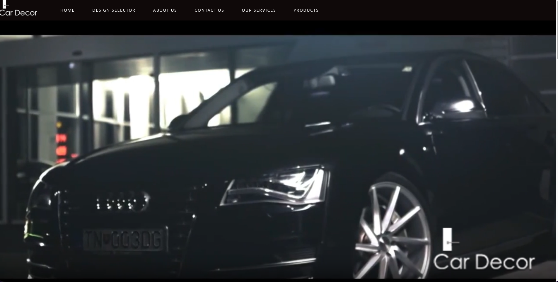 Car Decor custom automotive accessories website and seat cover design tool