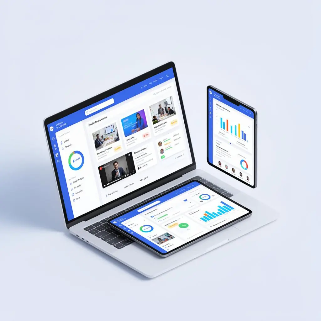 Healthcare Technology Dashboard showing patient appointments, health metrics, and telemedicine video interface