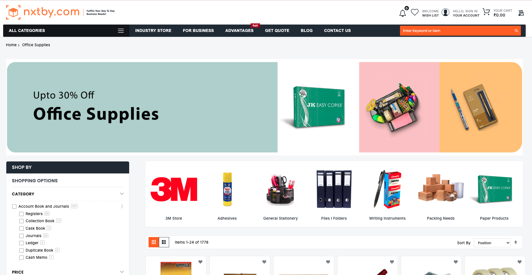 NXTBY Magento 2 procurement platform with multi level approval workflow