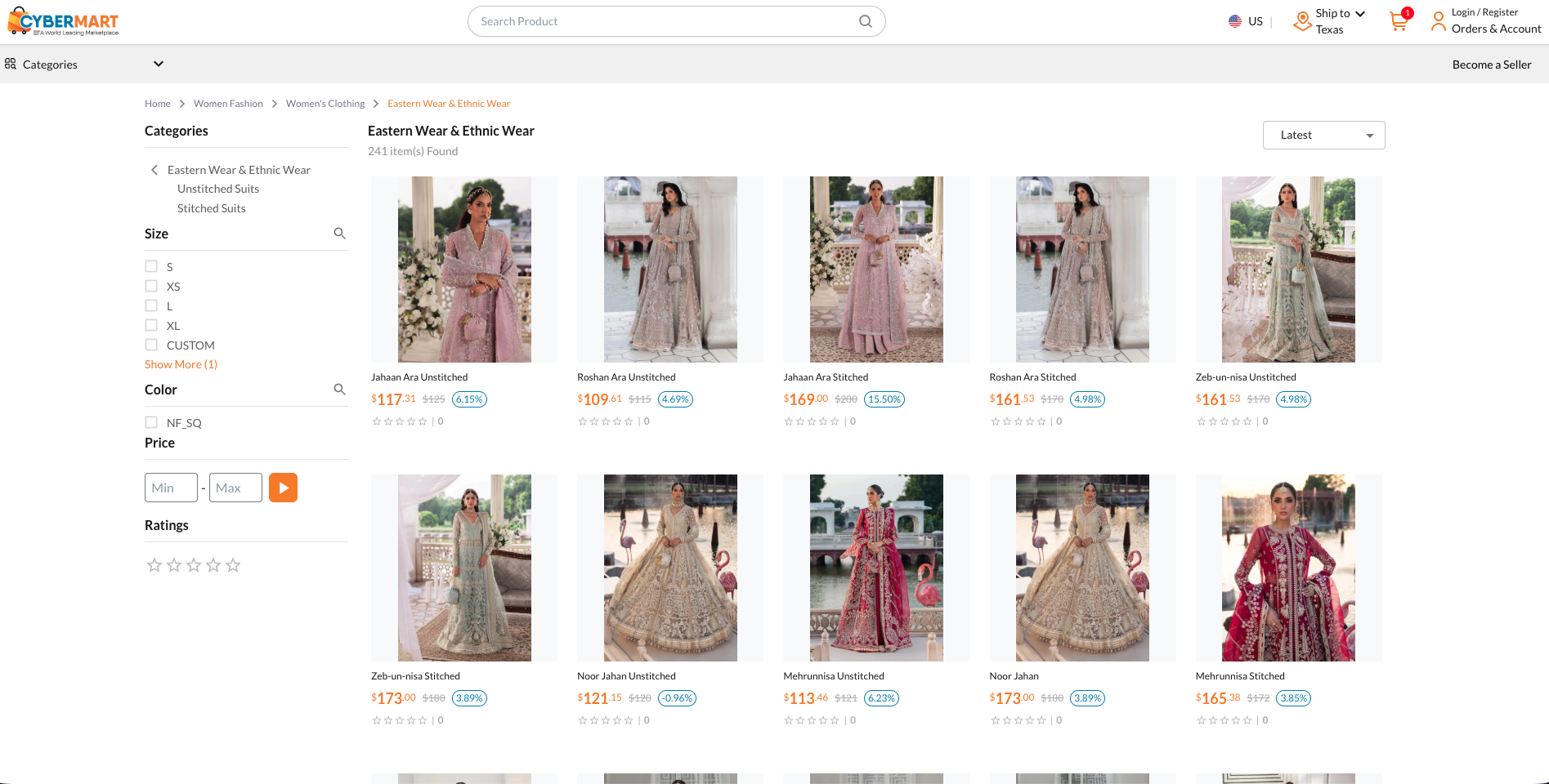 Cyber-Mart Magento 2 women's fashion eCommerce website online store