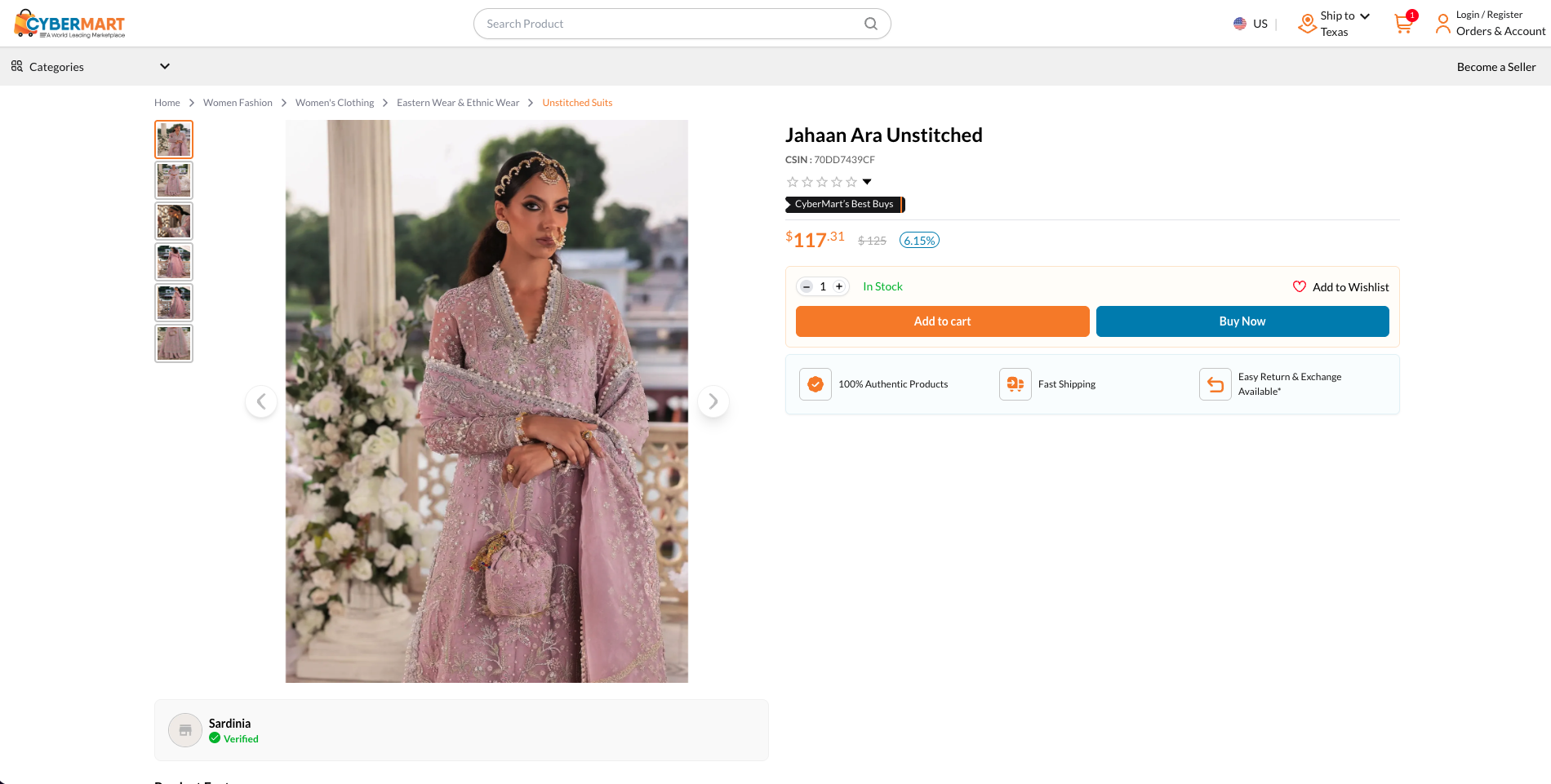 Cyber-Mart Magento 2 women's fashion eCommerce website online store