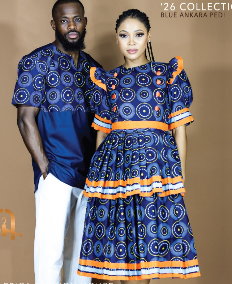 Africa Fashion House luxury African fashion collections displayed on Magento 2 website