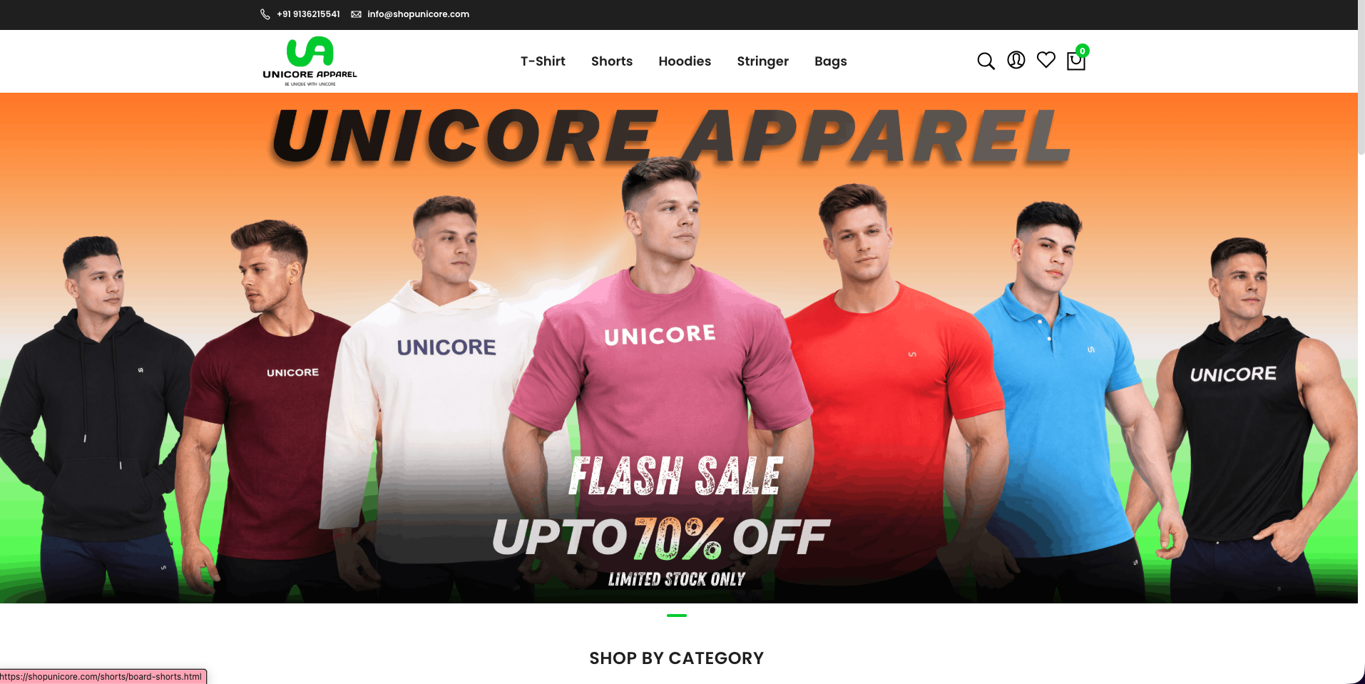 ShopUnicore Magento 2 fashion and apparel eCommerce website