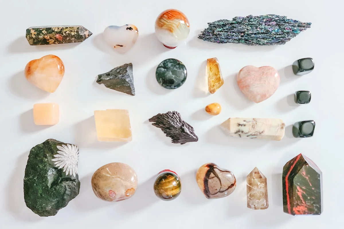Curated healing crystal collection