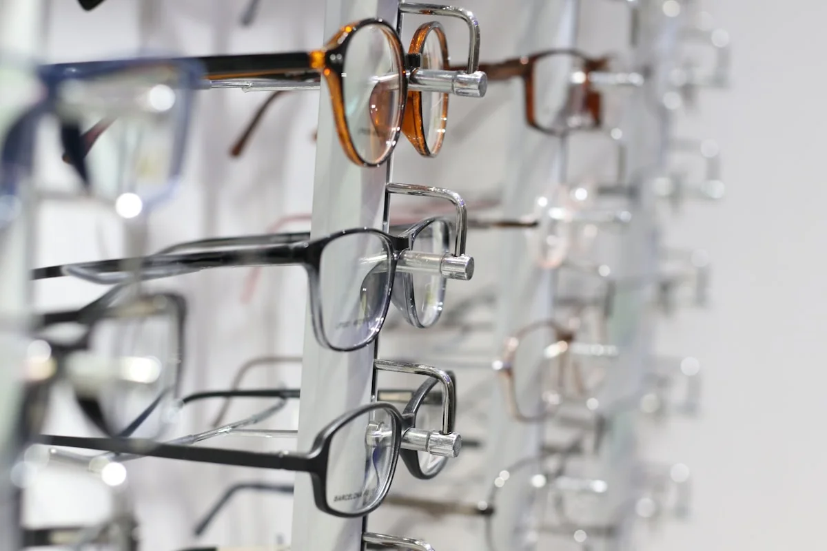 Al Mahra Opticals eyewear display