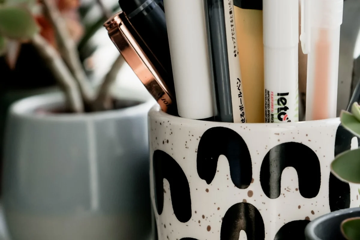 Modern workplace desk essentials