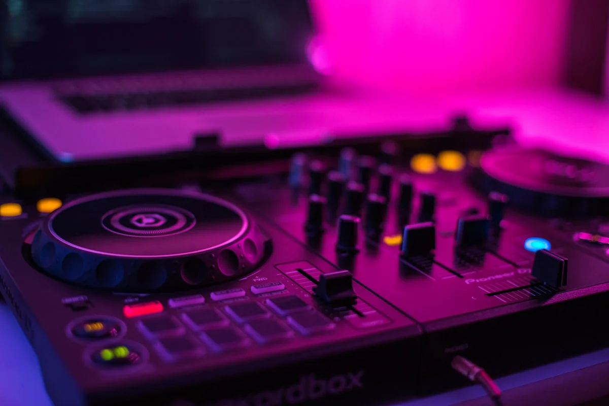 Professional DJ equipment